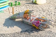 Sun umbrella for rent on Copacabana Beach - Rio de Janeiro city - Rio de Janeiro state (RJ) - Brazil