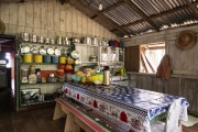 Rustic house interior - Anavilhanas National Park - Novo Airao city - Amazonas state (AM) - Brazil