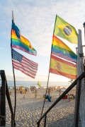 Flags at Arpoador Beach  - Rio de Janeiro city - Rio de Janeiro state (RJ) - Brazil