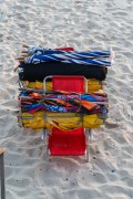 Sun umbrella for rent on Arpoador Beach - Rio de Janeiro city - Rio de Janeiro state (RJ) - Brazil
