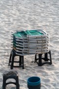 Arpoador beach with beach chair - Rio de Janeiro city - Rio de Janeiro state (RJ) - Brazil