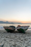 Fishing boat - Fishing village Z-13 - on Post 6 of Copacabana Beach - Rio de Janeiro city - Rio de Janeiro state (RJ) - Brazil