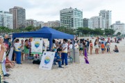 Econservation Project Tent for the protection and supervision of the Sea Wolf nicknamed Joca - Ipanema Beach - Rio de Janeiro city - Rio de Janeiro state (RJ) - Brazil