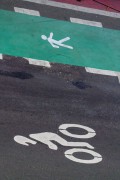 Signage of the area intended for motorcyclists on Francisco Otaviano Street - Rio de Janeiro city - Rio de Janeiro state (RJ) - Brazil
