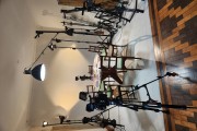 Lighting and equipment on the set of the film Agora e Que Sao Elas - directed by Aida Marques - Estudio Tyba - Rio de Janeiro city - Rio de Janeiro state (RJ) - Brazil