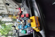 Collection of childrens toys decorating the interior of a taxi dashboard - Rio de Janeiro city - Rio de Janeiro state (RJ) - Brazil