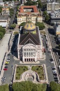 Picture taken with drone of the Amazon Theatre (1896) - Manaus city - Amazonas state (AM) - Brazil