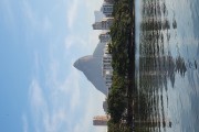 View of the Rodrigo de Freitas Lagoon with the Morro Dois Irmaos (Two Brothers Mountain) in the background - Rio de Janeiro city - Rio de Janeiro state (RJ) - Brazil