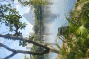 View of the Rodrigo de Freitas Lagoon with the Morro Dois Irmaos (Two Brothers Mountain) in the background - Rio de Janeiro city - Rio de Janeiro state (RJ) - Brazil
