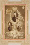 Reproduction: Albumen paper and photomontage on period card - Brazilian Astronomical Commission: Passage of Venus - 1882 by Marc Ferrez - Thereza Christina Maria Collection - National Library Collection - Rio de Janeiro city - Rio de Janeiro state (RJ) - Brazil