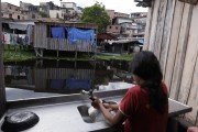 Stilt houses - Manaus city - Amazonas state (AM) - Brazil