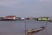 Floating houses on Lake Tefe - Tefe city - Amazonas state (AM) - Brazil