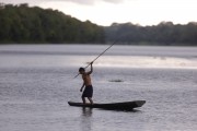 Fisherman from the Jaraua community - Mamiraua Sustainable Development Reserve - Tefe city - Amazonas state (AM) - Brazil
