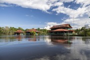 Uakari Lodge in Mamirauá lake - Mamiraua Sustainable Development Reserve - Alvaraes city - Amazonas state (AM) - Brazil