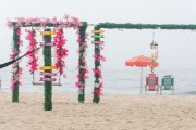 Swing decorated for photography on Copacabana Beach - Rio de Janeiro city - Rio de Janeiro state (RJ) - Brazil