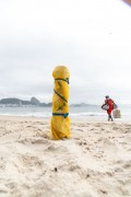 Street vendor selling mate tea on Copacabana Beach - Rio de Janeiro city - Rio de Janeiro state (RJ) - Brazil