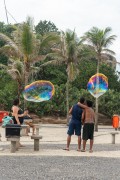 Soap bubbles on a leisurely day - Arpoador - Rio de Janeiro city - Rio de Janeiro state (RJ) - Brazil