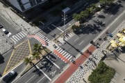 Picture taken with drone of the Ipanema Beach boardwalk - Rio de Janeiro city - Rio de Janeiro state (RJ) - Brazil