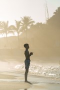 Young person on Arpoador Beach - Rio de Janeiro city - Rio de Janeiro state (RJ) - Brazil