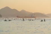 Cargo ship seen from Copacabana Beach - Rio de Janeiro city - Rio de Janeiro state (RJ) - Brazil