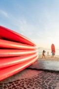 Stand up paddle boards on Post 6 of Copacabana Beach - Rio de Janeiro city - Rio de Janeiro state (RJ) - Brazil
