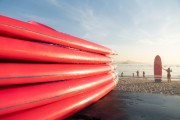 Stand up paddle boards on Post 6 of Copacabana Beach - Rio de Janeiro city - Rio de Janeiro state (RJ) - Brazil