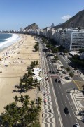 Picture taken with drone of the Copacabana Beach waterfront - Rio de Janeiro city - Rio de Janeiro state (RJ) - Brazil