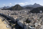 Picture taken with drone of the Copacabana Beach waterfront - Rio de Janeiro city - Rio de Janeiro state (RJ) - Brazil