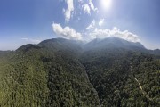 Picture taken with drone of the lower part of Itatiaia National Park - Itatiaia city - Rio de Janeiro state (RJ) - Brazil