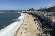 Picture taken with drone of the Copacabana Beach waterfront - Rio de Janeiro city - Rio de Janeiro state (RJ) - Brazil
