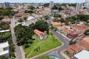 Picture taken with drone of the Museum of Sacred Art in Uberaba - The museums structure is the Church of Santa Rita (1854) - Uberaba city - Minas Gerais state (MG) - Brazil