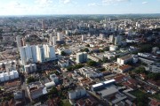 Picture taken with drone of the Uberaba City - Uberaba city - Minas Gerais state (MG) - Brazil