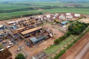 Picture taken with drone of the Delta Sucroenergia Plant - Conceicao das Alagoas city - Minas Gerais state (MG) - Brazil