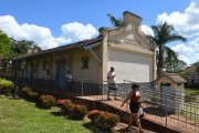 Former Peiropolis train station - now the Paleontology Museum - Uberaba city - Minas Gerais state (MG) - Brazil