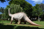 Dinosaur replica -  Peiropolis Geosites and the Llewellyn Ivor Price Paleontological Research Center - Uberaba Geopark Project ? Land of Giants - Uberaba city - Minas Gerais state (MG) - Brazil