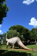 Dinosaur replica -  Peiropolis Geosites and the Llewellyn Ivor Price Paleontological Research Center - Uberaba Geopark Project ? Land of Giants - Uberaba city - Minas Gerais state (MG) - Brazil
