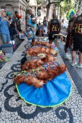 Bate-bolas (beats-ball) during the original Reveler Contest - Cinelandia - Rio de Janeiro city - Rio de Janeiro state (RJ) - Brazil
