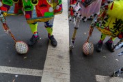 Bate-bolas (beats-ball) during the original Reveler Contest - Cinelandia - Rio de Janeiro city - Rio de Janeiro state (RJ) - Brazil