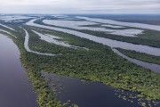 Picture taken with drone of river islands - Anavilhanas National Park - Novo Airao city - Amazonas state (AM) - Brazil