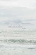 Cargo ship seen from Copacabana Beach - Rio de Janeiro city - Rio de Janeiro state (RJ) - Brazil