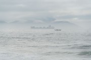 Cargo ship seen from Copacabana Beach - Rio de Janeiro city - Rio de Janeiro state (RJ) - Brazil