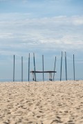 Masts to hang flags on Copacabana Beach - Rio de Janeiro city - Rio de Janeiro state (RJ) - Brazil