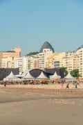 Structure assembled for event on Copacabana Beach - Rio de Janeiro city - Rio de Janeiro state (RJ) - Brazil