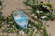 Offerings for Yemanja During the party on the day of the Queen of the Sea - Arpoador Beach - Rio de Janeiro city - Rio de Janeiro state (RJ) - Brazil